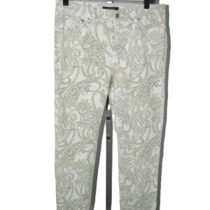 Lauren Ralph Lauren Women's Paisley Denis Jeans Green Pink Blue White